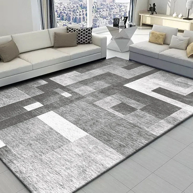 Nordic Geometric Living Room Rug Ins Abstract Coffee Table Mat Absorbent Non-slip Bathroom Mat Kids Bedroom Bedside Carpets floor mat plush rug decorative carpet silk wool rug plush carpet non slip carpet imitated cashmere carpet kids carpet crystal pile rug coral velvet rug