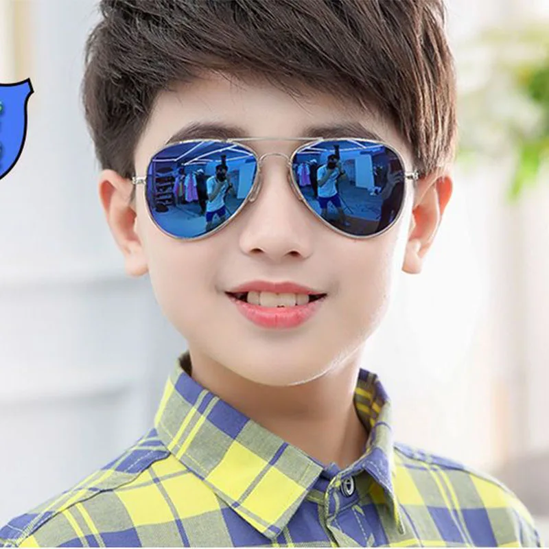 Kids Sunglasses Polarized Children Outdoor Sports Cycling Sun Glasses Girls Boys Pilot Metal Eyewear UV400