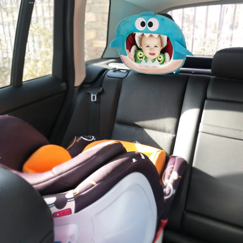 INS Cute Baby Rear Facing Mirrors Safety Car Back Seat Baby View Mirror Adjustable Useful For Infant Monitor Kids Toddler Child