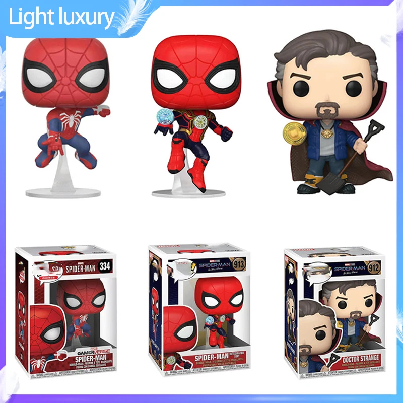 Marvel Super Hero Spider-Man Strange Doctor Spider-Man 3 Hero No Return Permanent Children'S Toy Decorazione Desktop Fatta A Mano