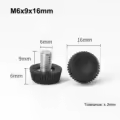 M6x9x16mm