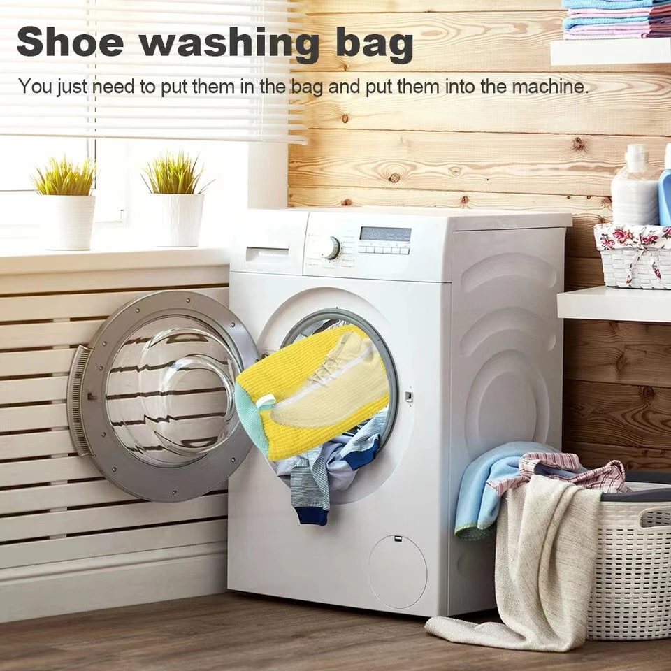 Wash Bag Padded Net Laundry Shoes Protector Fluffy fibers Easily remove dirt Washing Bags Anti-deformation Friendly Laundry Bag laundry bag shoe washing bag clothes washing bag
