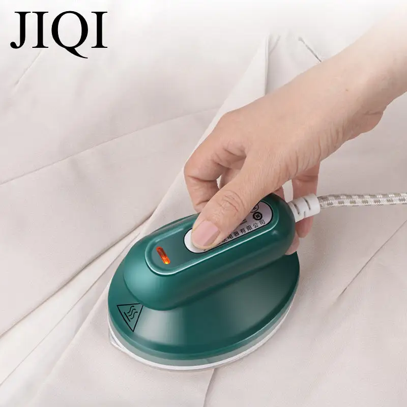 JIQI Portable Iron Handheld Garment Ironing Machine Ceramic titanium soleplate Clothes Fabric Ironing For Household and Travel 5