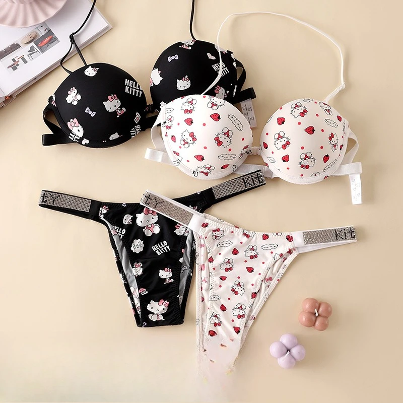 Hello Kitty Bra and Panties Set