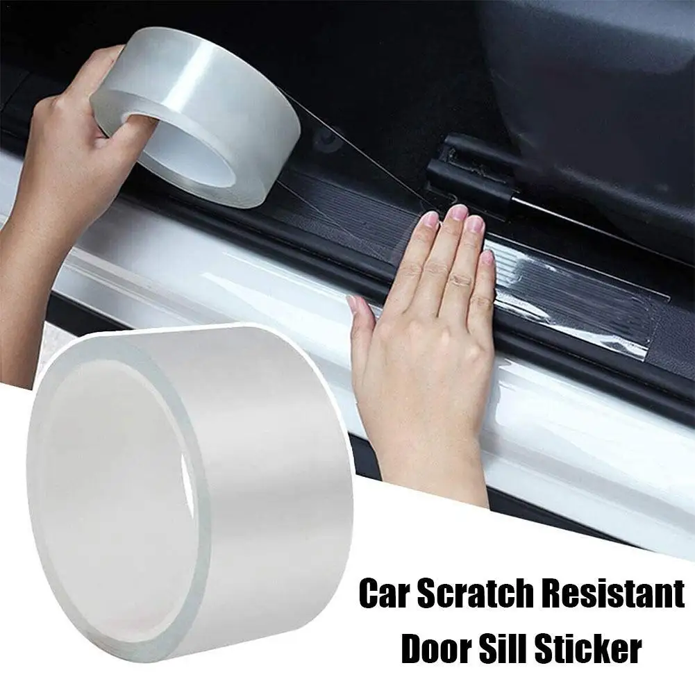 

Nano Tape Car Door Protector Stickers Transparent Anti Scratch Auto Sticker Trunk Sill Scuff Protector Film Door Edge Protective