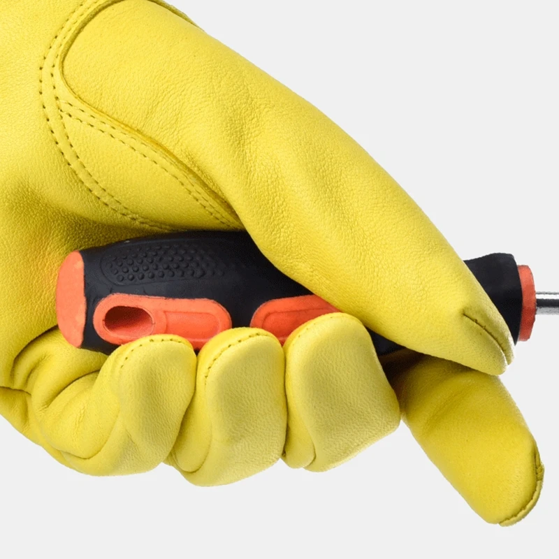 Pruning Gloves Long for Men and Women Material Safety Profession Breathable and Durability Leather Gloves 2