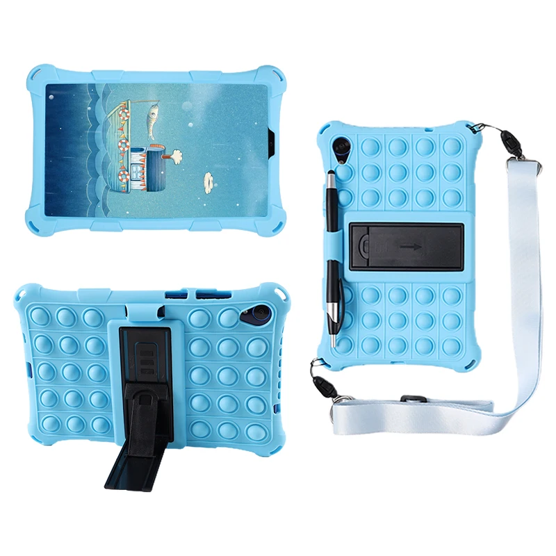 silicone crianças caso para lenovo tab polegada tablet capa para lenovo tab gen funda caso capa