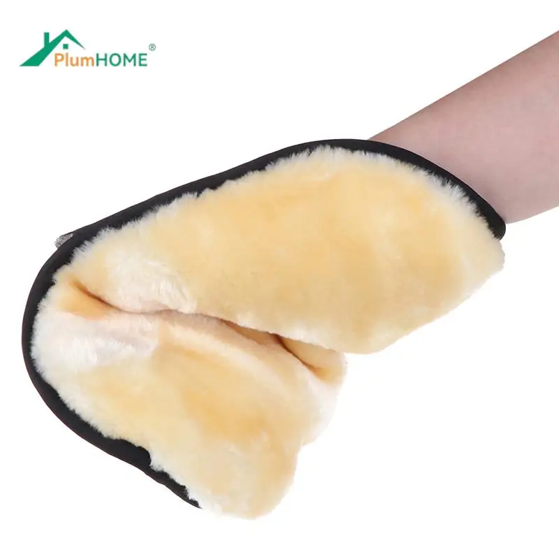 Coral Fleece Velvet Car Cleaning Sponge Wash Gloves Waterproof Cloth Household Gloves Glass Dust Household 1 Pcs