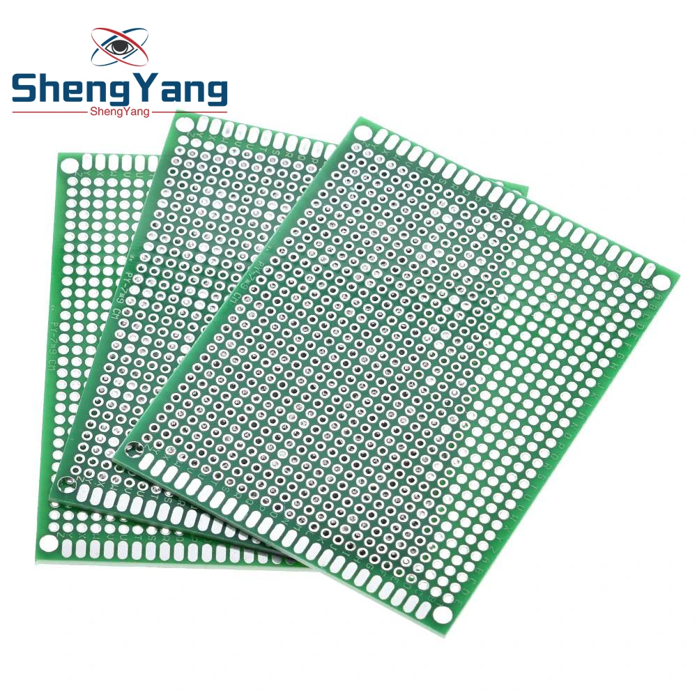 7x9cm PROTOTYP-Platine 7*9cm Panel mit Doppelbeschichtung/Verzinnung Universelles Board doppelseitig 2,54MM Platine für Elektronische Komponenten