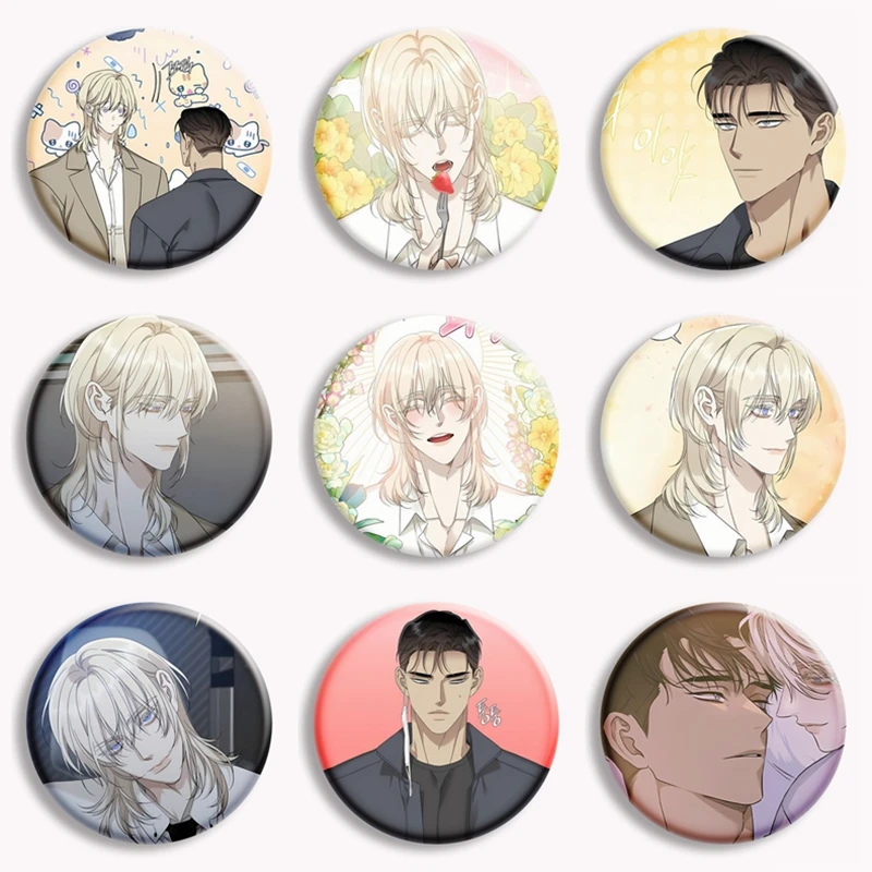 韓国BL DEAR.00 トレカ カード Korean Newest Manhwa Dear. 00 BL Soft Button Pin BL Comic