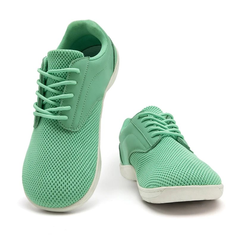 Fujeak Unisex Wide Barefoot Shoes Comfortable And Breathable Casual Sneakers Minimalist Anti-slip Outdoor Walking Shoe Size 42 5