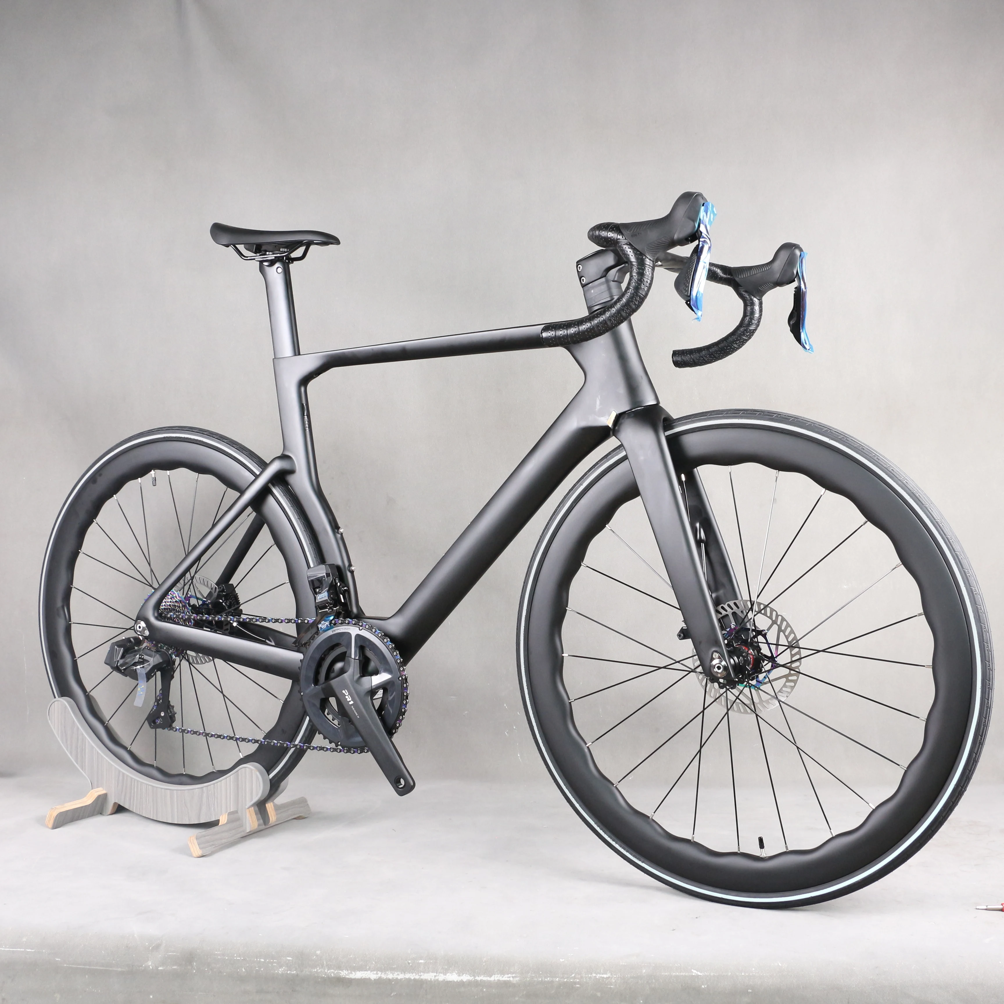 TT-X80 自転車フルカーボン軽量ロードバイク WheelTop ワイヤレス電気