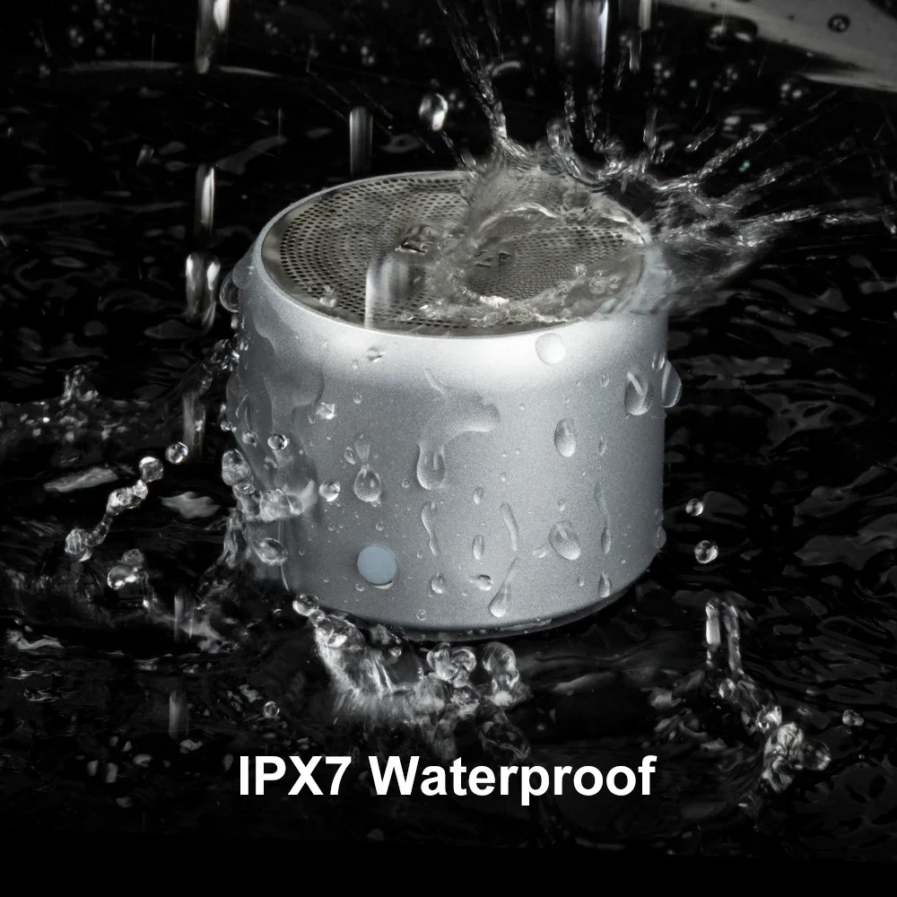 EWA Mini Bluetooth Speaker Metal Heavy Bass Outdoor 5.0 IPX7 Waterproof Portable Wireless Audio A106PRO Music Player Speakers bluetooth speaker