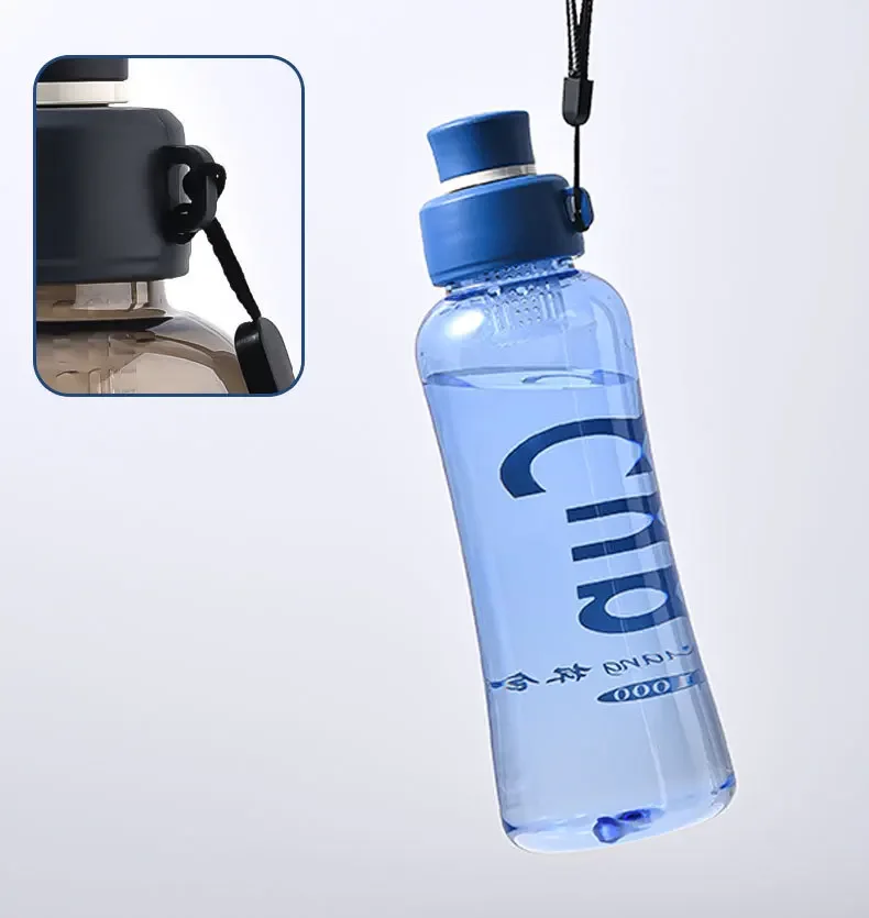 1500ML Water Bottle Motivational Sport Water Bottle Leakproof Bottles Drinking Outdoor Travel Gym Fitness Jugs for Bottle