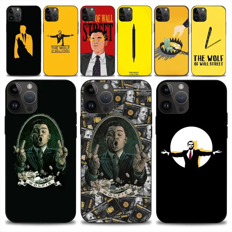 The Wolf Of Wall Street Movie Phone Case Per Iphone 15 14 13 12 11 Pro Max Mini X Custodia Morbida