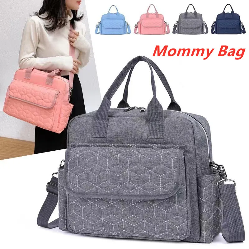 

2022 Fashion Mommy Bag Portable Large Capacity Baby Diaper Bag Multifunctional Baby Diaper Storage Bags for Women