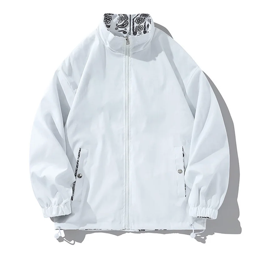 Bandana Jackets For Mens Paisley Male Clothes Outerwears Varsity Jackets Windbreaker Men's Luxury Clothing Spring Autumn 5