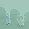 Y4UD Baby Safety Clipper Finger Trimmer Scissor Portable Mini Manicure Cutter Scissors Baby Care for Shell