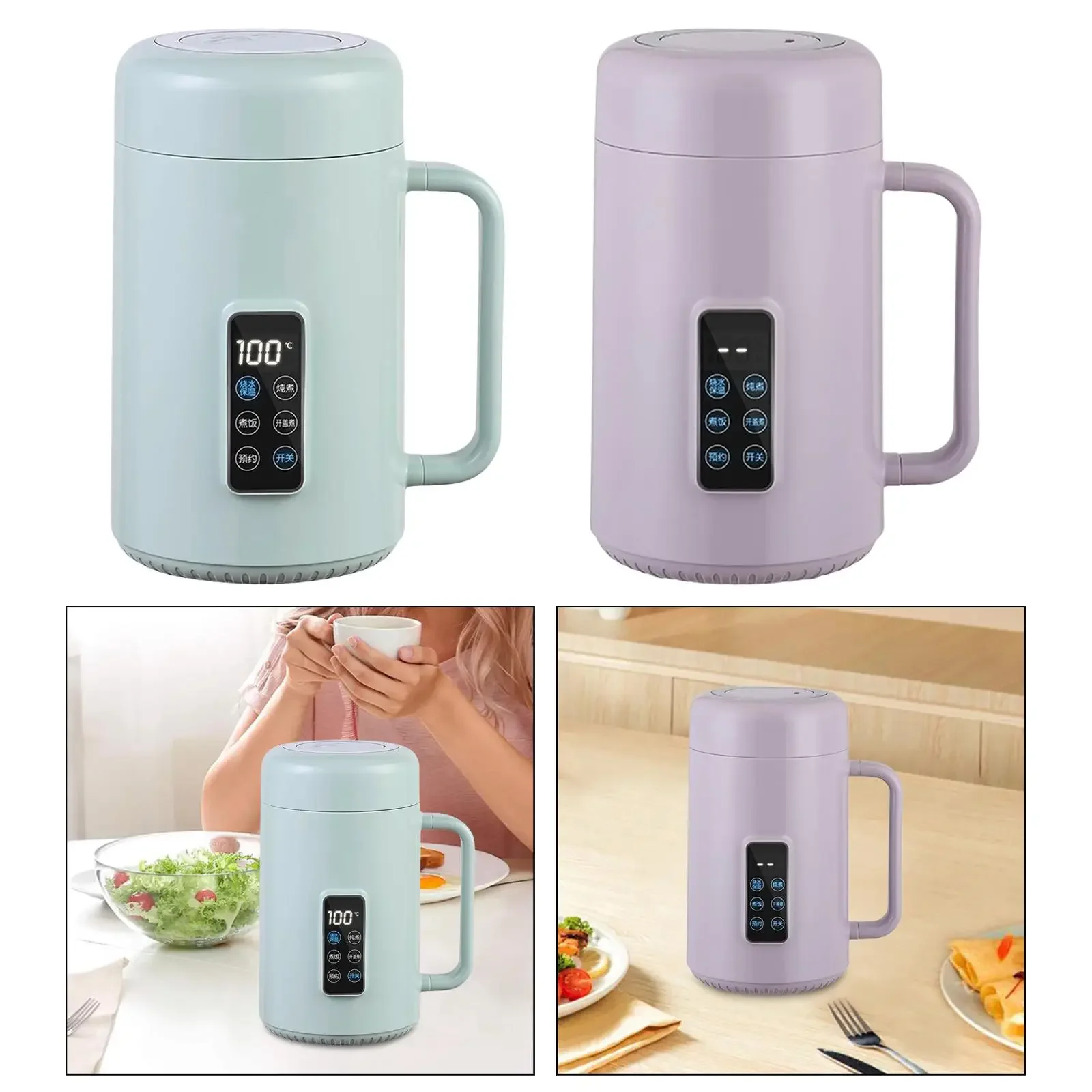 Cooker  Stewpot Noodles Pasta Heater Cookware Soup Steamer Slow Cooking Pot  Kithcen Restaurant Soup Eggs 3