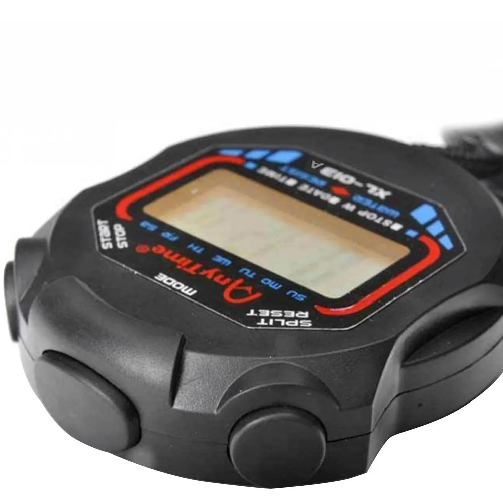 Multi-Function Electronic Stopwatch Sports Stopwatch Timer Waterproof Handheld Chronometer for Fitness Coaches and Referees