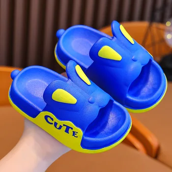 ⁦Summer Children's Slippers Girls' Non-Slip Soft Bottom Parent-Child Cute Boy Big Middle Children Baby Bath Sandals⁩ – תמונה ⁦2⁩