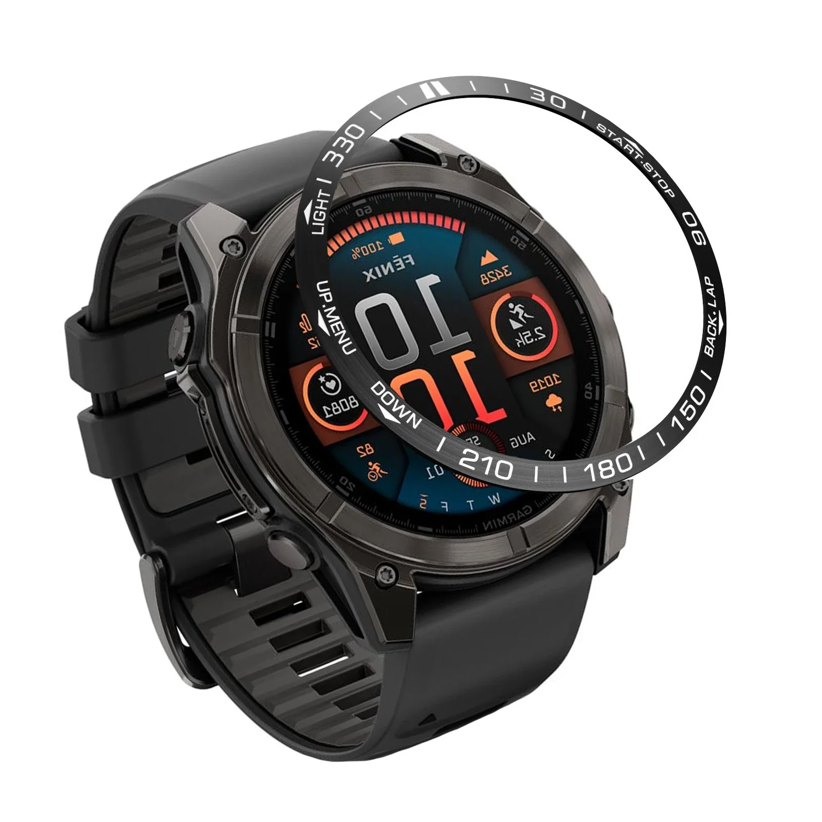 Premium Metal Bezel Ring Case - Elegant Styling Frame Cover & Accessories
