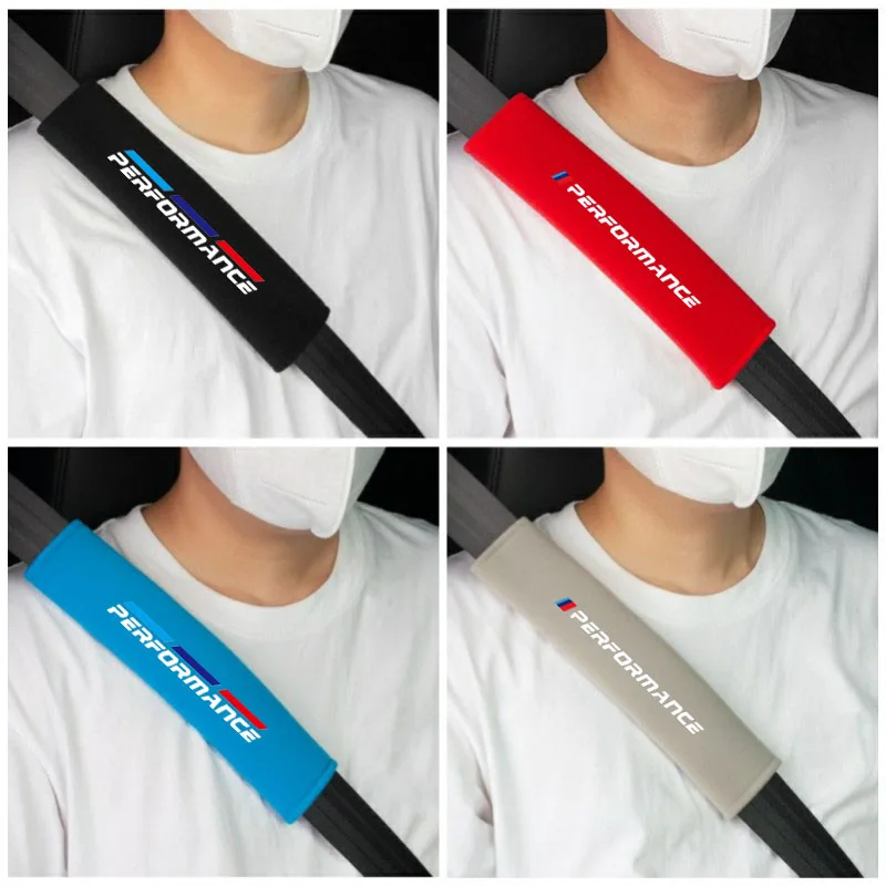 Cotton Car Seat Belt Safety Belt Shoulder Protector Cover For BMW Performance E46 E90 E39 E60 E36 E30 E70 E91 E92 E93