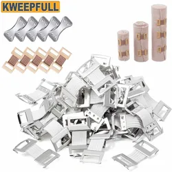 10Pcs Elastic Bandage Clips Bandage Wrap Clips Stretch Metal Clips Replaceable Wrap Clips for Various Types Bandages