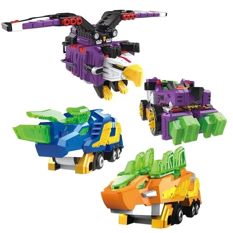 Original MiniForce V Rangers Mecha Transform Combined Robot