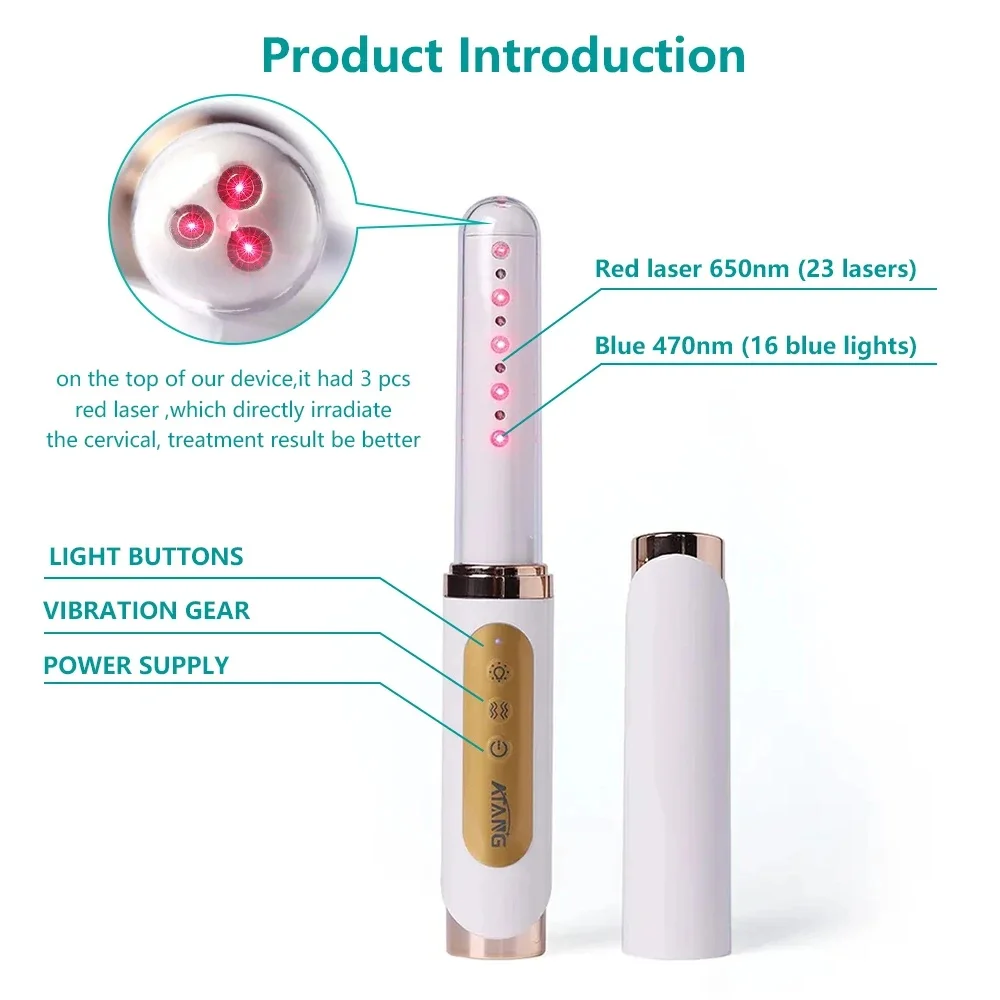 Best Infrared Light Therapy Laser Vagina Tightener Healthcare Supply Vaginitis Vaginal Cleaning Women's Vaginitis Terapia 2