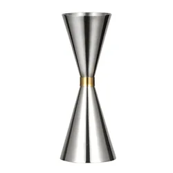 Premium Stainless Steel Double Shot Jigger for Cocktail and Spirit Measuring (45-60ml)
