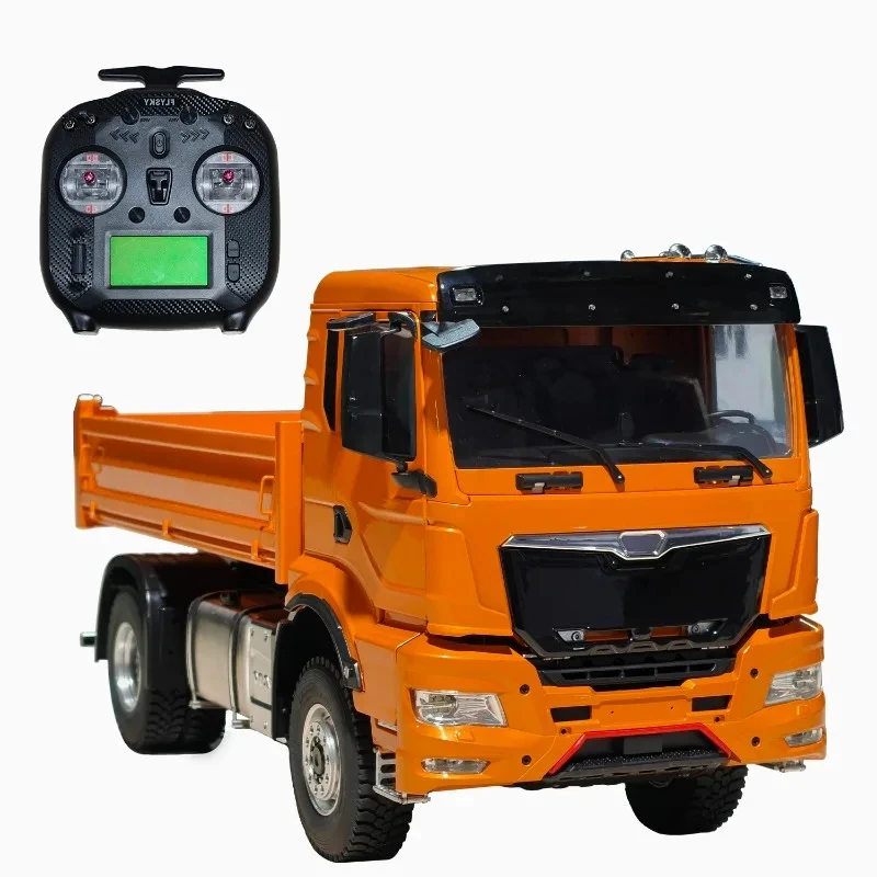 1/14 4×4 MAN-TGS 12-Channel Remote Control Truck RTR Hydraulic Dump Truck Lighting Sound System Boys Birthday Gift 2