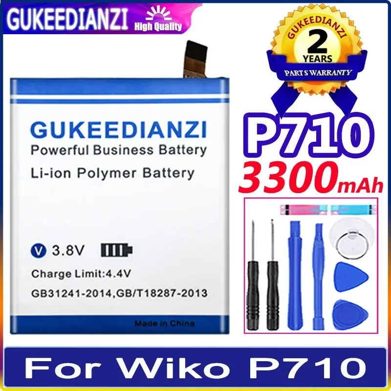

Сменный аккумулятор GUKEEDIANZI P710 P 710 C330 C 330 для Wiko P710 P 710 для Wiko C330 C 330