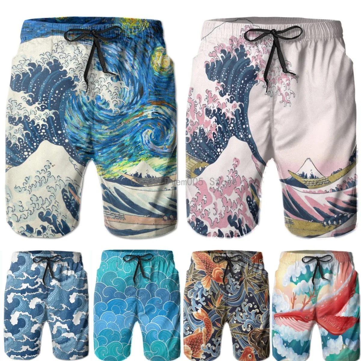 TUONROAD Zwemshort voor heren met grappig bier-dessin, kleurige 3D-zwembroek met voering van gaasdoek, maten S-3XL, M