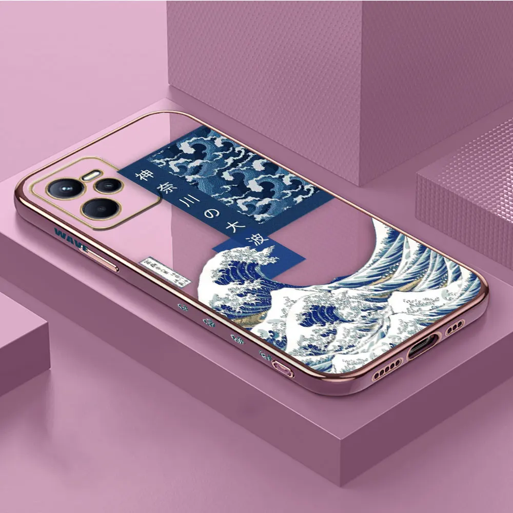 thumbnail image 1 of The Great Wave Off Kanagawa Cover Smooth E-TPU Phone Case REALME GT 2 NEO3 MASTER 7 8 8I 9 9I 10 11 PRO C30 C33 C35 C53 C55 Case, 1 of 5