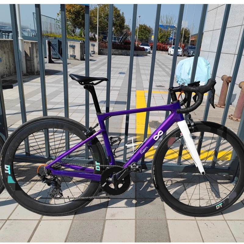T1000 Carbon Road Bike Frame Disc Brake Full Hidden Cable Racing Bicycle Frameset Integrated Handlebar bicycle parts bicycle frame