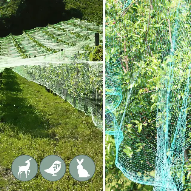 Kerti Madárgátló Háló-Kártevői Gát Nylon Szőtt Hálóvédelem Nettó Gyümölcs Növény Fa Zöldségek A Baromfi Szarvas Mókus Ellen - Image 4