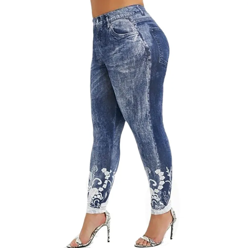 

5XL Plus Size Casual Fitness Gym Leggings Women Clothing High Waist New Casual Lace Patchwork Sport Blue Black Push Up Pants Red
