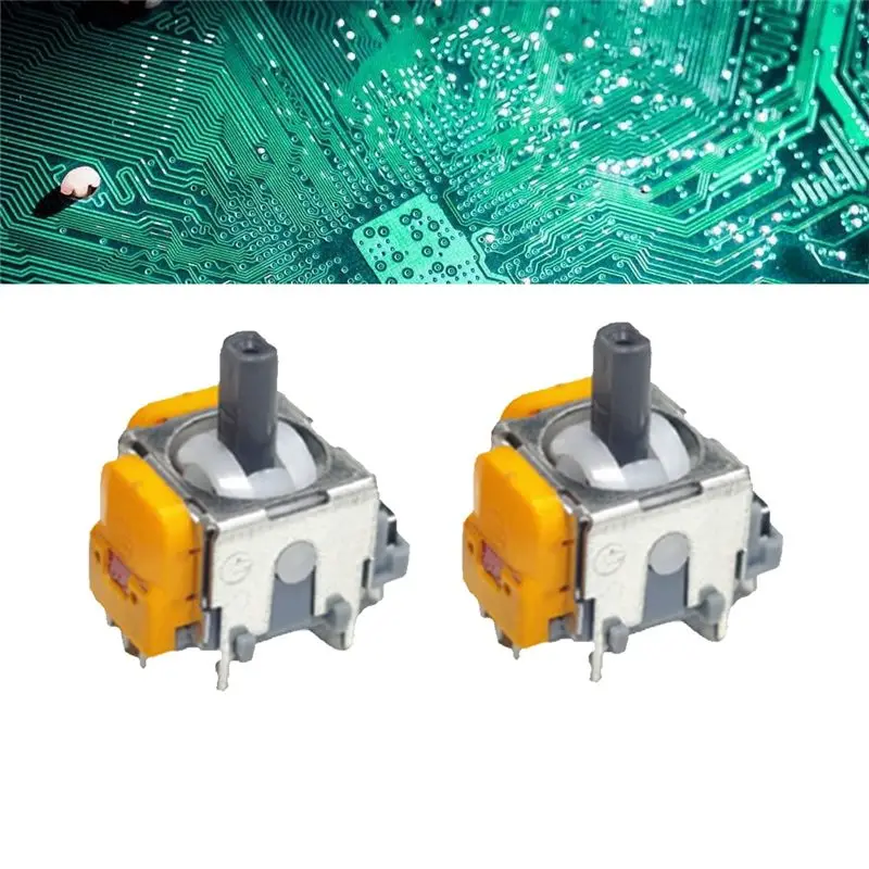 AEE7-10PCS PS5 게임 콘솔용 스크루드라이버가 있는 홀 조이스틱 조이스틱 홀 전자기 조절식 조이스틱 수리 세트