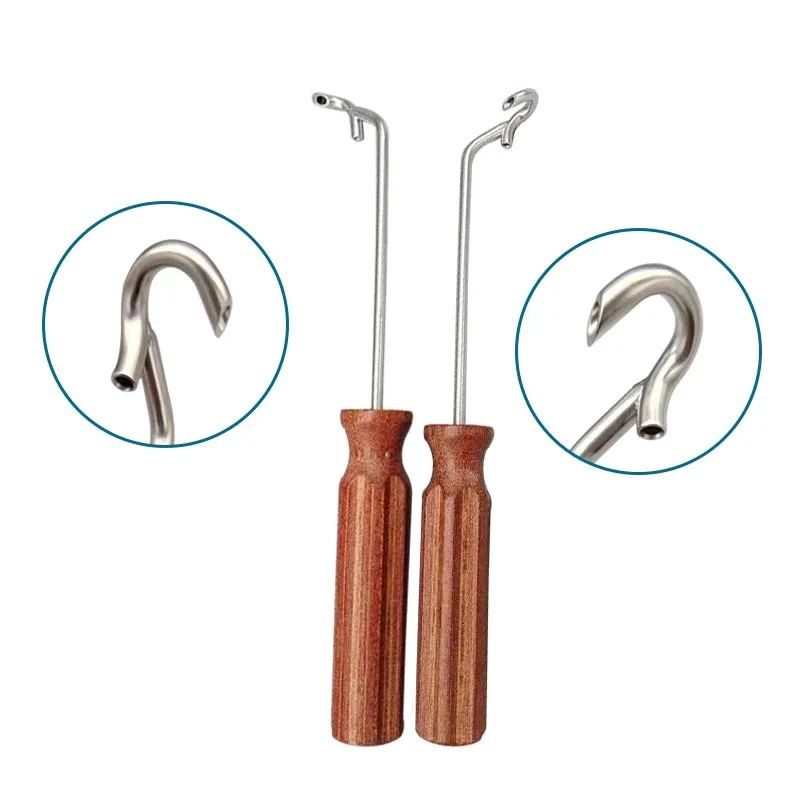 

1pcs 255mm Orthopedic Wire Guide Left Right Hole Wire Passers Orthopedic Surgical Instrument Stainless Steel