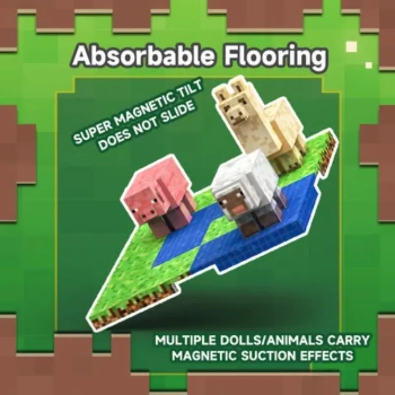 Magnetic Base Plate For Mine World DIY Magnetic Building Blocks Toys For Boys and Girls