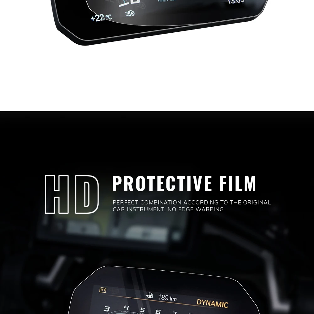 Motorrad Für BMW F900GS F900XR F900R F850GS F800GS F750GS C400X TFT Display Schutz Film Screen Protector Instrument Film – Detail 3