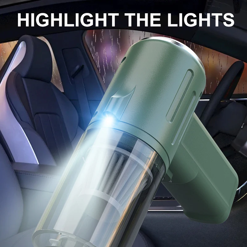 New 4-in-1 Car Vacuum Cleaner Small Wireless Vacuum Cleaner For Car Large Suction Mini Hand-held Vacuum Cleaner 2025