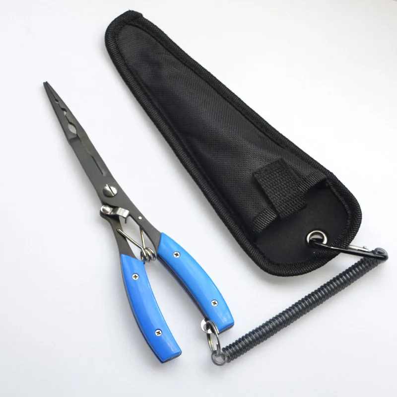 Premium Portable Fishing Pliers Set - Durable Stainless Steel Multifunctional Line Scissors & Hook Remover for Outdoor Camping