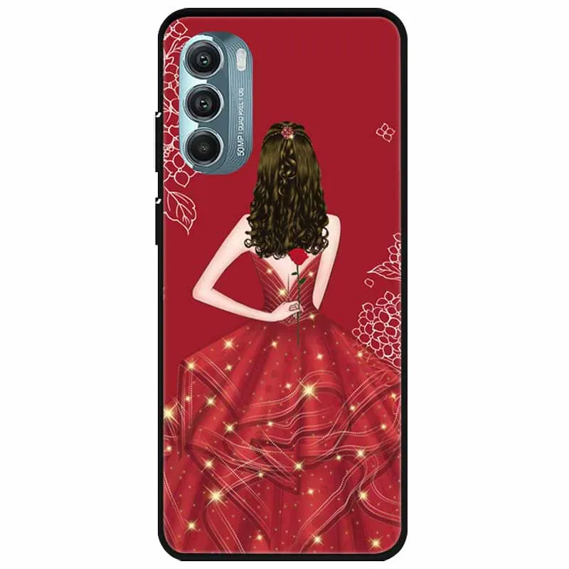 Silicone Luxury Cartoon TPU Bumper Phone Case with Dog Design