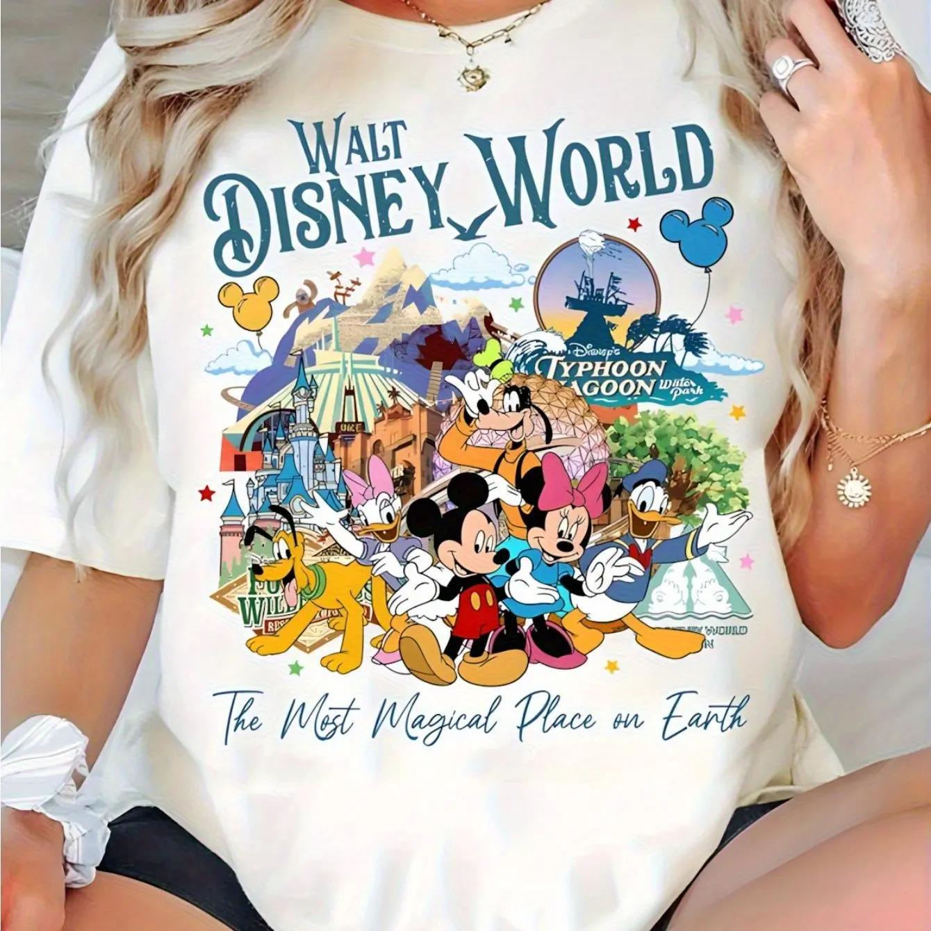 T-shirt Vintage Neopets Limited Too - Imprimé Paillettes Arc-en-ciel, Taille XXXL Jeunesse (9 Ans USA) - Occasion Bon état
