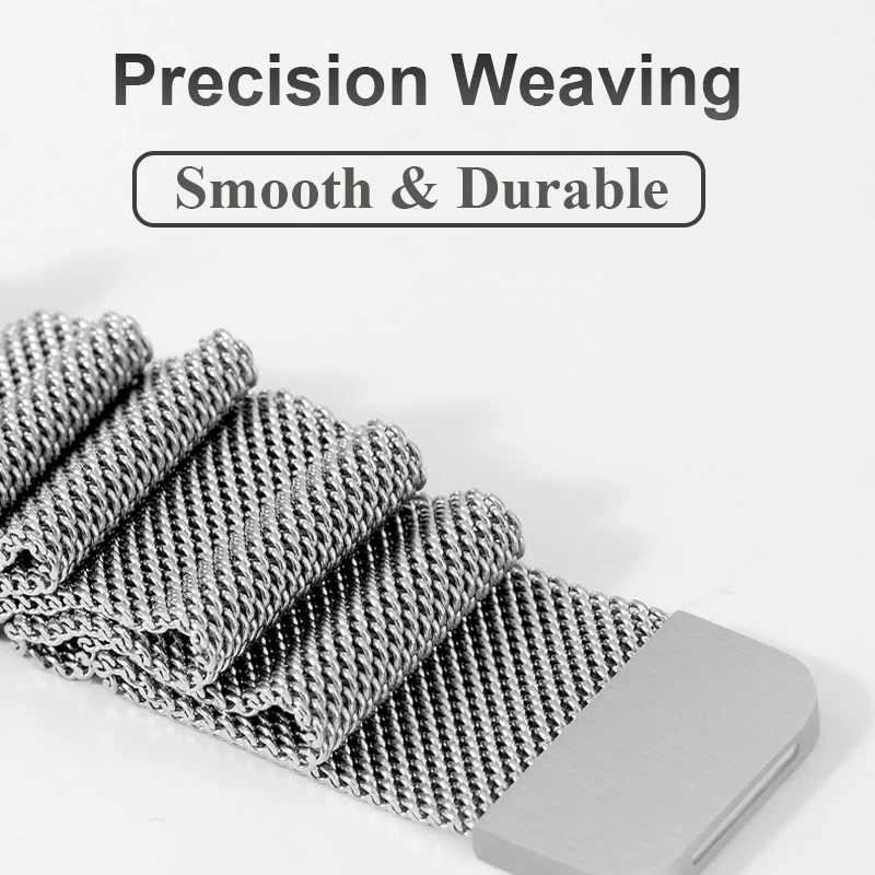 Elegant Magnetic Milanese Loop Metal Strap Bracelet