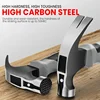 BIESUO Multifunctional Mini Claw Hammer, Anti Slip and Shockproof Hammer, Professional Grade,Magnetic Woodworking Manual Tool 1