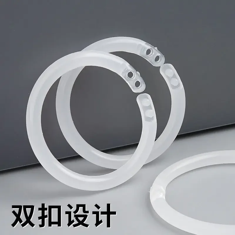 100pcs Loose Leaf Binder Rings Colorful Book Ring Keychain For Cards Paper Notebook Index Cards School Home Or Office Use