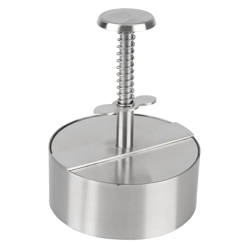 304 Stainless Steel Hamburger Press for Grill Griddle Meat Kitchen Tools Burger Patty Maker Pork Beef Manual Mold